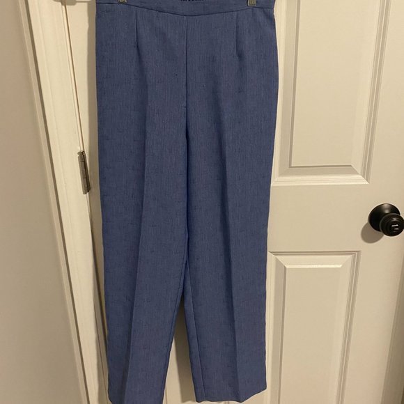 Vintage 3 Piece Sag Harbor Women's Blue‎ and Purple Blouse/Pant/Tank Set - Picture 3 of 11